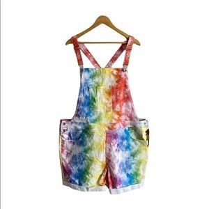 Target Pride Tie Dye Overalls